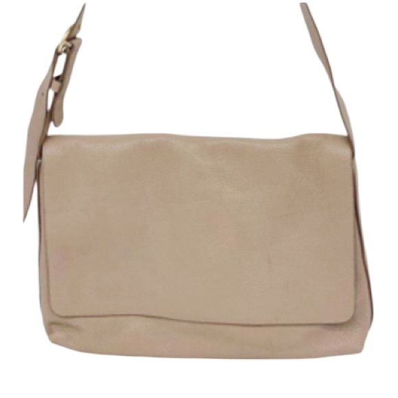 Cuyana Messenger Shoulder Bag Tan Leather Crossbody Bag Business Career - Picture 4 of 11